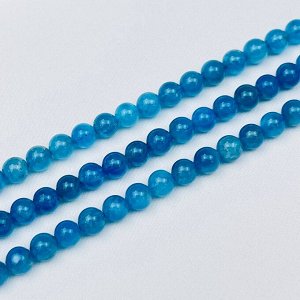 Бусины для украшений из Апатита (65 бусин)