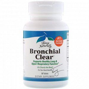 Terry Naturally, Bronchial Clear, 90 таблеток