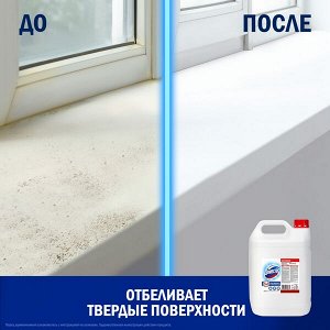 Domestos Professional, профессиональное чистящее средство Доместос отбеливатель универсальный Белоснежный 5 л