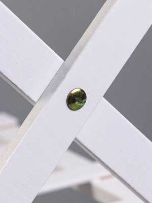 Подставка для цветов Greengo, 4 полки, 50x25x68 см, напольная, бамбук, белая