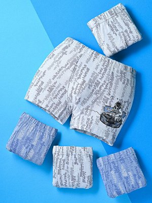 Трусы Цвет: мультиколор
Комплектация: Трусы
Модель трусов: боксеры
Сезон: круглогодичный
Состав: 95% хлопок; 5% эластан
Тип посадки: Средняя
Уход за вещами: стирка при t не более 40С
Фактура материала