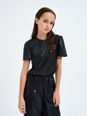 Комбинезон Цвет: черный
Вид застежки: Молния
Длина рукава: Короткие
Покрой: Полуприлегающий
Сезон: круглогодичный
Состав: 50% вискоза; 50% полиэстер
Тип карманов: без карманов
Тип посадки: Средняя
Ухо