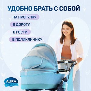 Aura Аура Влажные салфетки Детские &quot;Ultra Comfort&quot; с крышкой big-pack 200 шт