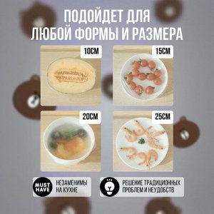 Пищевые пакеты крышки для хранения и заморозки продуктов, шапочка на резинке для холодильника и посуды и еды, замена пищевой пленке, для всех видов тарелок, 100 шт., до 38 см