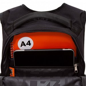 Рюкзак школьный GRIZZLY с карманом для ноутбука 13", анатомической спинкой, для мальчика