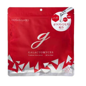 MDSKIN LABO Galactomyces Premium Care Mask　30P/Маска для лица с галактомисисом, коллагеном, токоферолом, экстрактом дрожжей и растительными экстрактами.