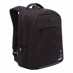 Рюкзак молодежный GRIZZLY с карманом для ноутбука 13", анатомической спинкой, для мальчика