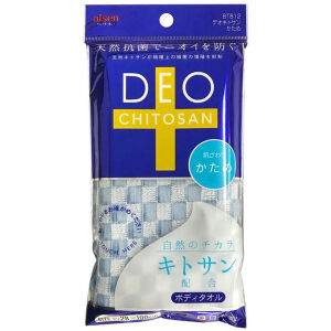 AISEN Массажная мочалка для тела (жёсткая)/ Deo-chitosan Body Towel BTB12 (hard)