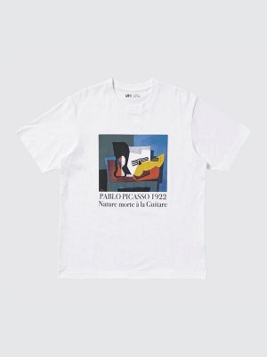 UNIQLO UT - хлопковая футболка с принтом картин Пабло Пикассо - 00 WHITE
