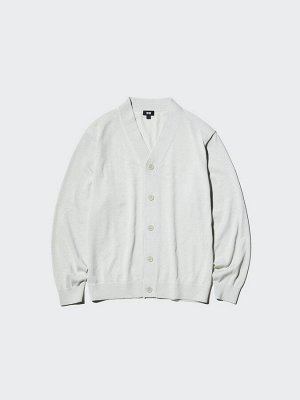 UNIQLO - вязаный кардиган с V-образным вырезом - 69 NAVY