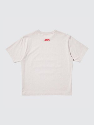 UNIQLO UT - хлопковая футболка с дизайном фильмов от Universal - 02 LIGHTGRAY