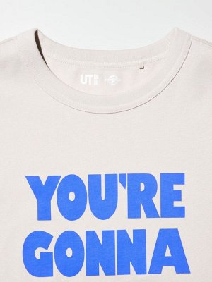 UNIQLO UT - хлопковая футболка с дизайном фильмов от Universal - 02 LIGHTGRAY