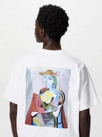 UNIQLO UT - хлопковая футболка с принтом картин Пабло Пикассо - 00 WHITE