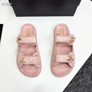 Шлепанцы женские кожаные