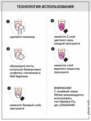 Лак для ногтей Planet Nails (604) 12мл