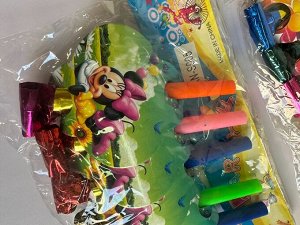Дудка-язычок для праздника 5 шт.
