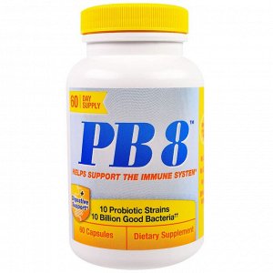 Nutrition Now, PB 8, поддержка иммунной системы, 60 капсул