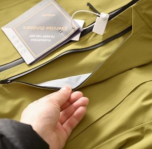 Куртка Bird Tail Offline 2889+, проклеенная, ветрозащитная и непромокаемая, с капюшоном Soft Shell, черный