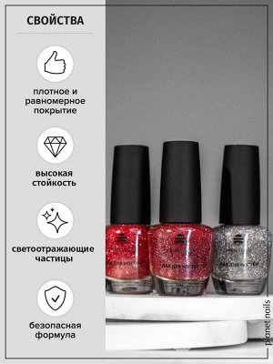 Лак для ногтей Planet Nails Reflection (305), 12мл