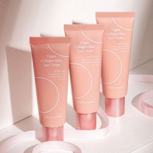 Dermashare Крем для лица солнцезащитный с коллагеном Sun Cream Vegan Collagen Skin, 50 гр