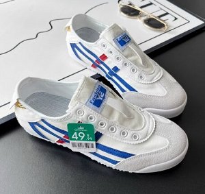Кеды женские "Forrest Gump" текстильные на шнурках, дышащие облегченные, зелено-коричневый