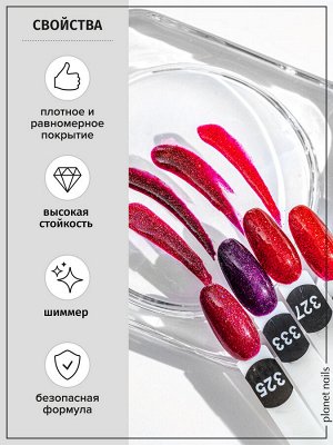 Лак для ногтей Planet Nails Winter (325), 12мл