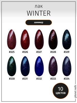 Лак для ногтей Planet Nails Winter (325), 12мл