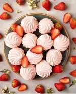 Зефир неглазированный «Со вкусом клубники»