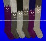 Колготки детские внутри махра Кошка, стразы
