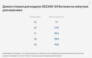 синий ботинки малодетско-дошкольные Нат. кожа