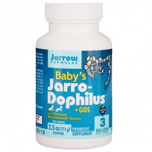 Jarrow Formulas, Baby&#x27 - s Jarro-Dophilus + GOS, Powder, 2.5 oz (71 g)