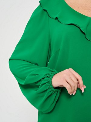 Блузка 0059-26 изумрудно-зелёный