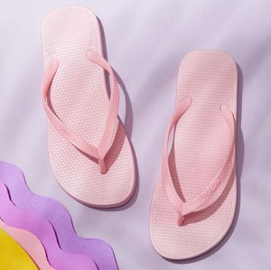 Женские шлепанцы нескользящие, с мягкой подошвой, розовые