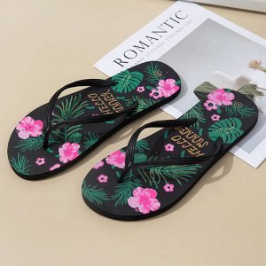 Женские шлепанцы нескользящие, с мягкой подошвой, черные