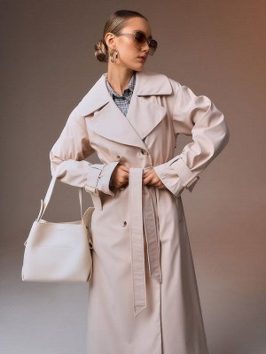 Плащ женский светло-бежевый