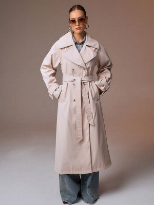 Плащ женский светло-бежевый