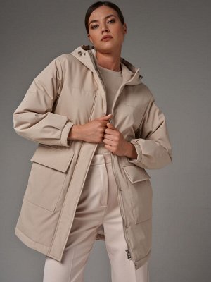 Плащ женский бежевый