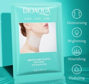 Увлажняющая маска для шеи BioAqua Smooth&Elastic Neck Mask