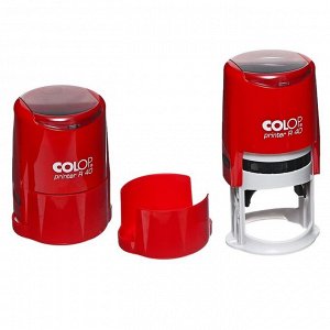 Оснастка для круглой печати автоматическая COLOP Printer R=40, диаметр 41.5 мм, с крышкой, корпус чили
