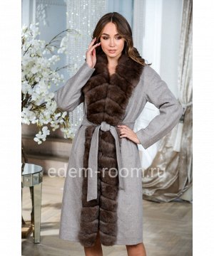 Шерстяное пальто утепеленноеАртикул: TG-2311-110-SR-P