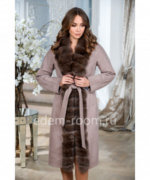 Теплое пальто из шерсти альпакиАртикул: TG-2311-110-KP-P