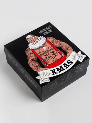 Набор подарочный новогодний термос и носки KAFTAN Xmas, размер 41-44 (27-29 см)