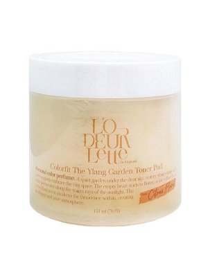 LODEURLETTE Тонер-пэды для проблемной кожи лица / In England Colorfit The Ylang Garden, 150 мл