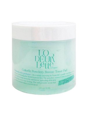 LODEURLETTE Тонер-пэды для чувствительной и сухой кожи лица / In England Colorfit Powdery Breez, 150 мл