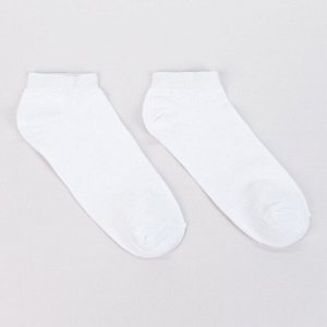 Набор женских носков 5 пар, цвет белый, размер 23-25