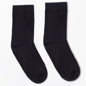 Носки мужские тёплые, цвет чёрный
