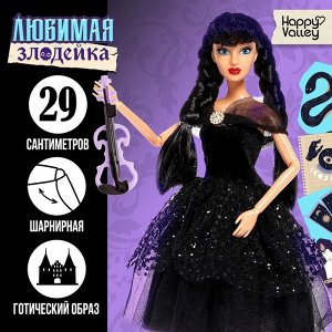Кукла-модель шарнирная «Любимая злодейка» с косичками