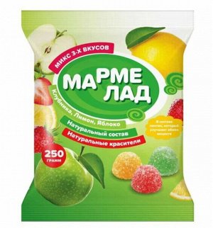 Мармелад желейный "Фруктово-ягодный" 250 г