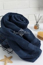 Полотенце махровое, г/к, 70х140, арт. 70-140 BS, 460 гр/м2, цвет: 17-1207 Синий,