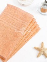 Полотенце махровое, г/к, 30х50, арт. ВТ 30-50Г, 380 гр/м2, цвет: 028-персиковый,